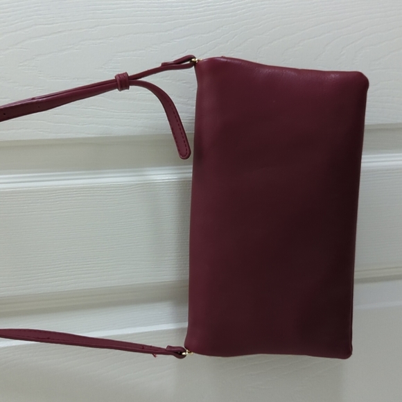 Red Antik Kraft Fold over bag - Picture 4 of 6